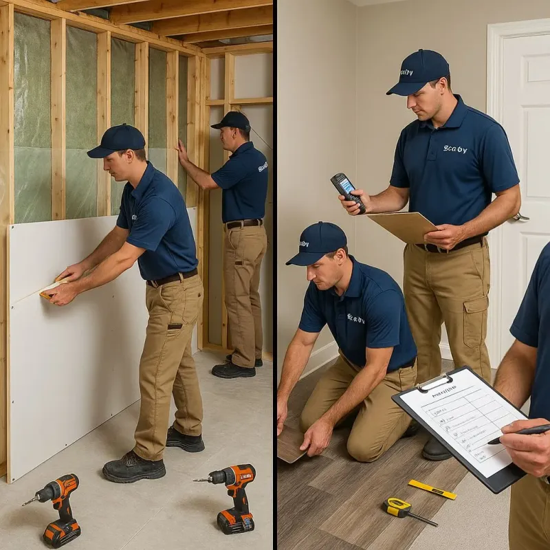 Repairs and Reconstruction process in Hyde Park, NY